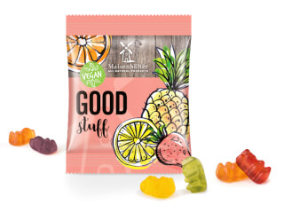 Godispåse i litet format, fylld med läckert gelégodis. 